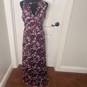 Anthropologie Eva Franco Women's‎ Floral Halter Maxi Purple Dress Size 6 NWT